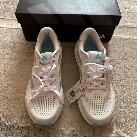🆕 adidas Supernova Rise running sneakers in white/aqua teal colorway - Picture 5 of 12